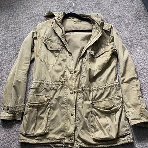 Olive Green Small Talula Long Jacket